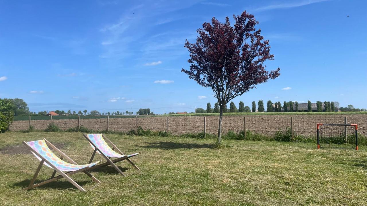 Landelijk Huisje Te Houtem Veurne Dış mekan fotoğraf